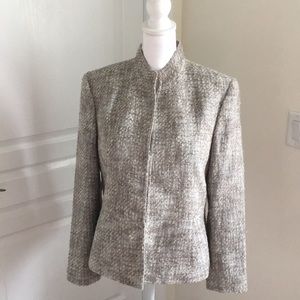 Jones New York Metallic Tweed Jacket